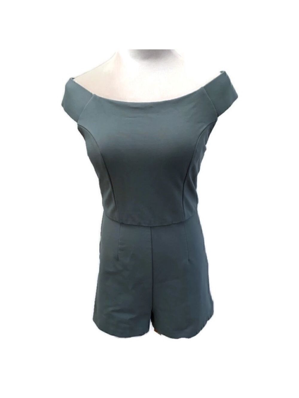 New! Romeo & Juliet Couture Green Y2K Romper Sz L